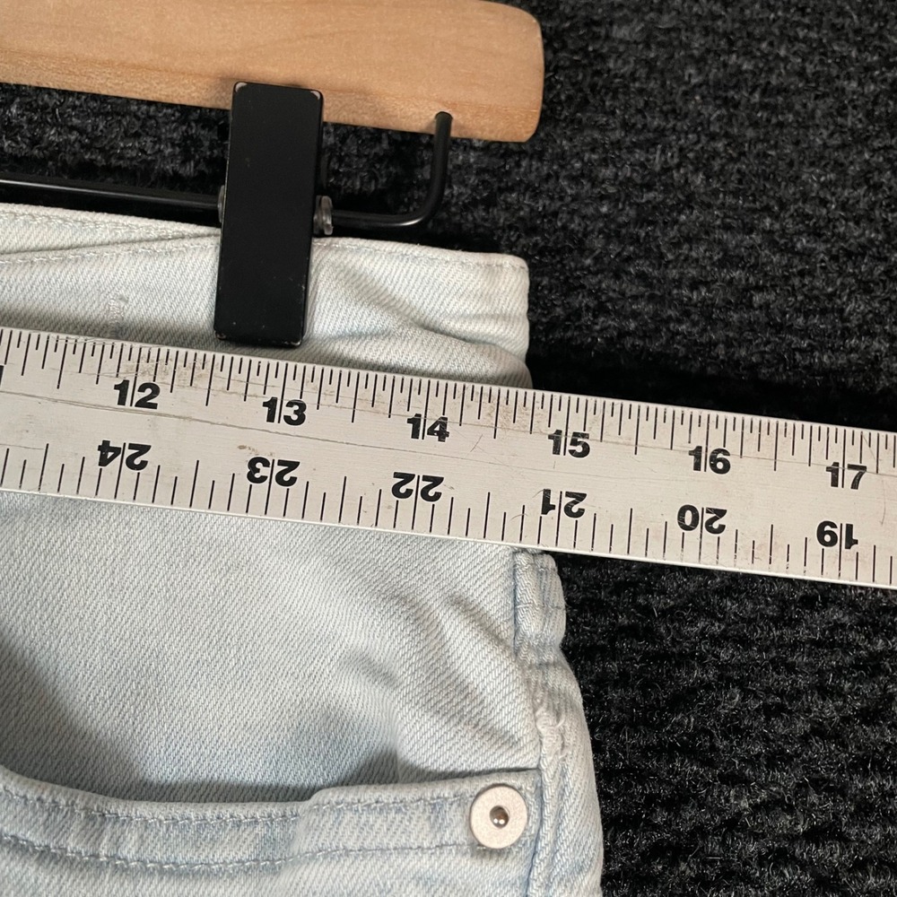 Madewell Sky Blue Wide Leg Jeans - Picture 5 of 9